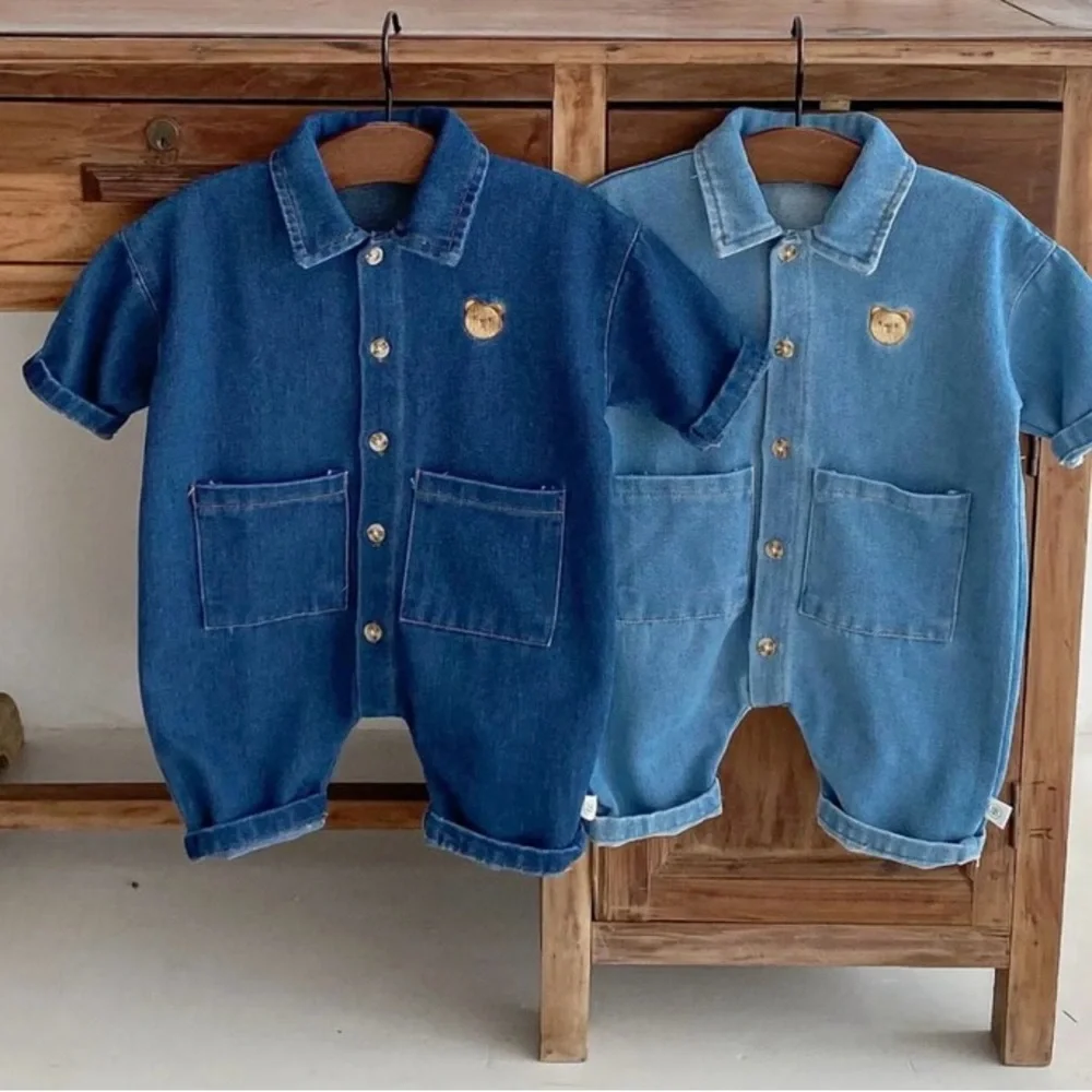 Blue Denim Kids Bodysuit
